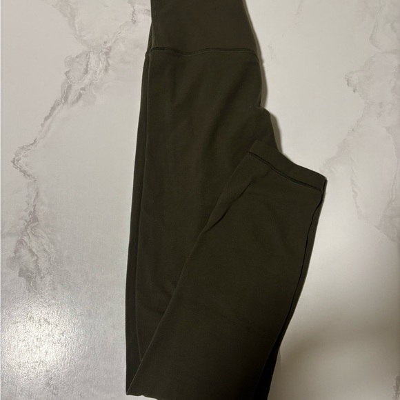 Lululemon Align High Waisted Leggings in Olive Green - Picture 2 of 3